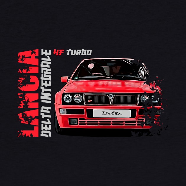 Delta Integrale HF Turbo Red by T-JD